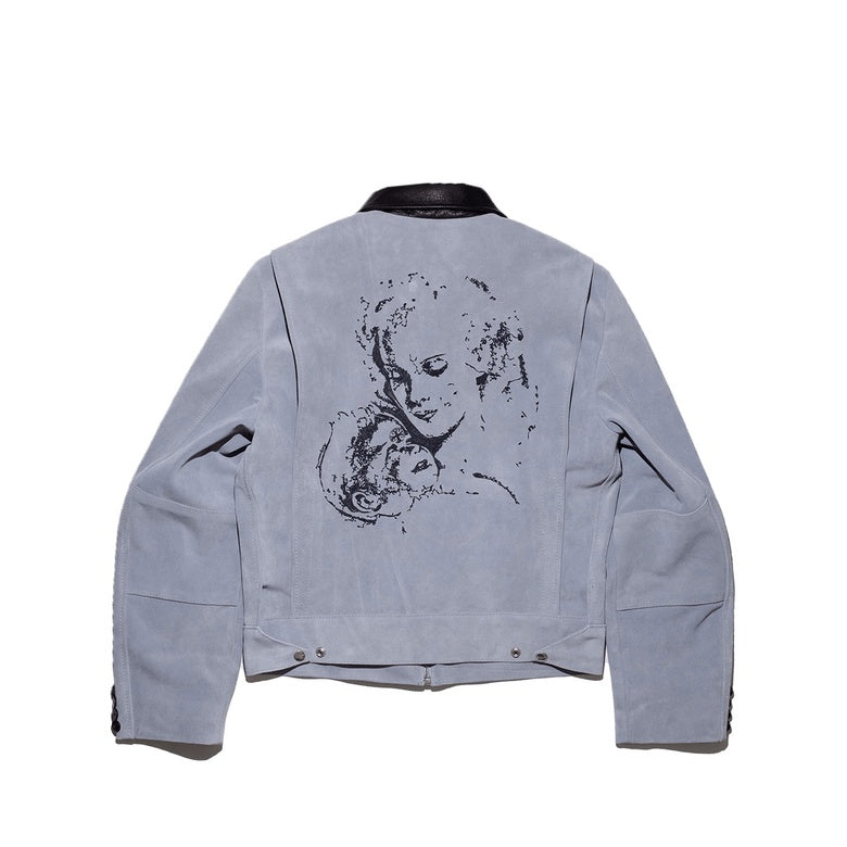 MOTHER/ CHILD JACKET 03-0596 LT GREY / BLACK ENFANTS RICHES DÉPRIMÉS 