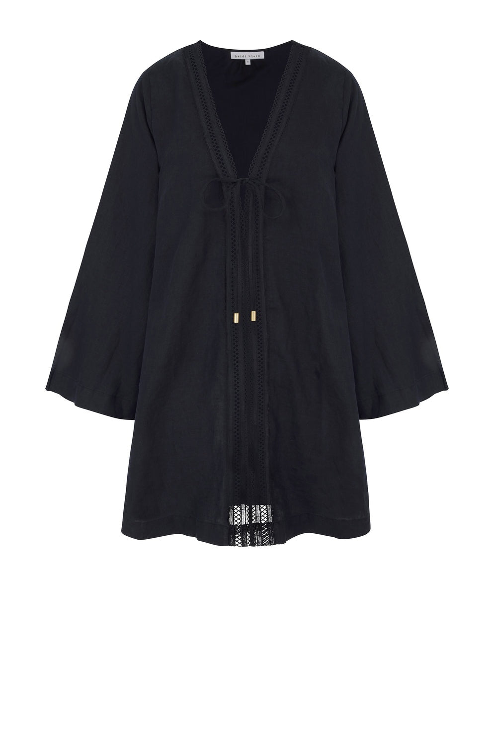 Mini beach kaftan 26RSMT61 BLK-BLK HEIDI KLEIN 