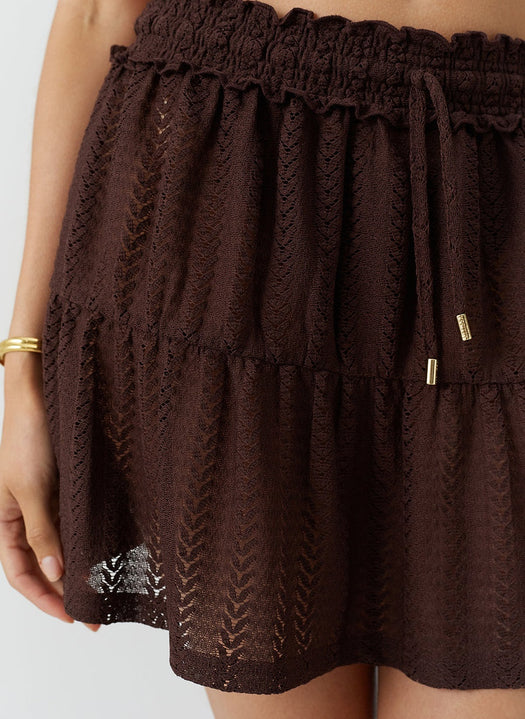 Dune Brown Skirt DUNE CR BRWN MELISSA ODABASH 