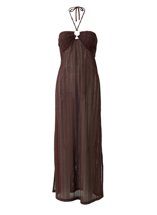 Harriet Brown Dress HARRIET CR BRWN MELISSA ODABASH 