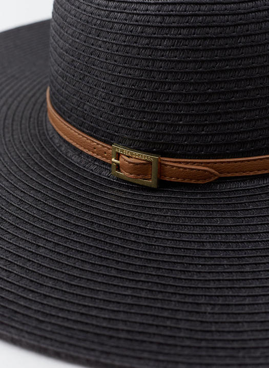Jemima Beige Hat JEMIMA CR BLK/TAN MELISSA ODABASH 