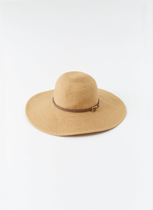 Jemima Beige Hat JEMIMA CR BLK/TAN MELISSA ODABASH 