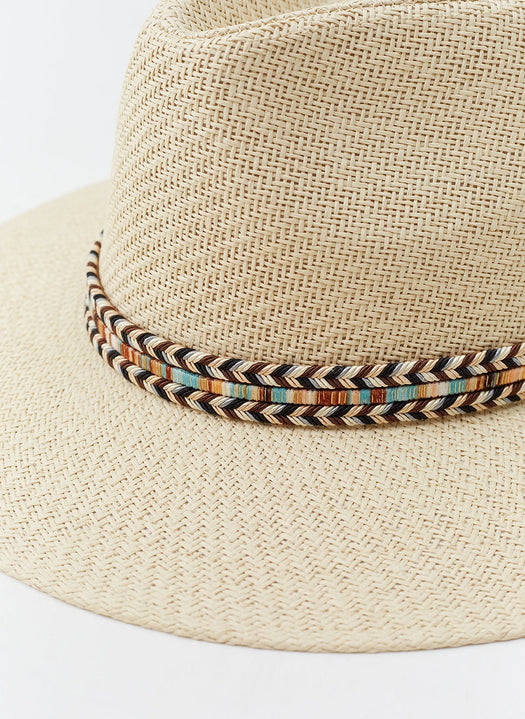 Kate Beige Ribbon Hat KATE CR BEIG/RIB BEL MELISSA ODABASH 