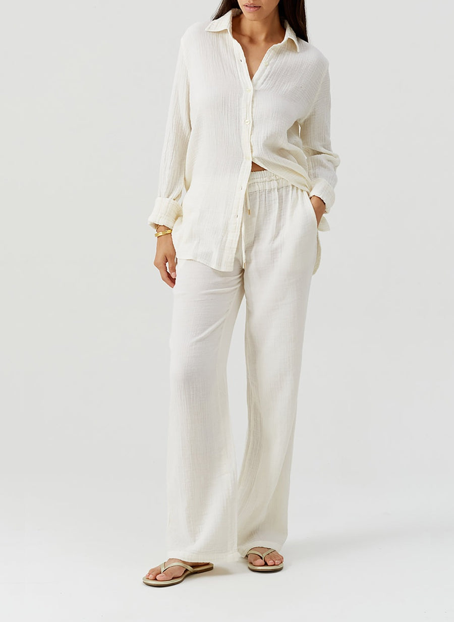 Krissy Ivory Trousers KRISSY CR IVY MELISSA ODABASH 