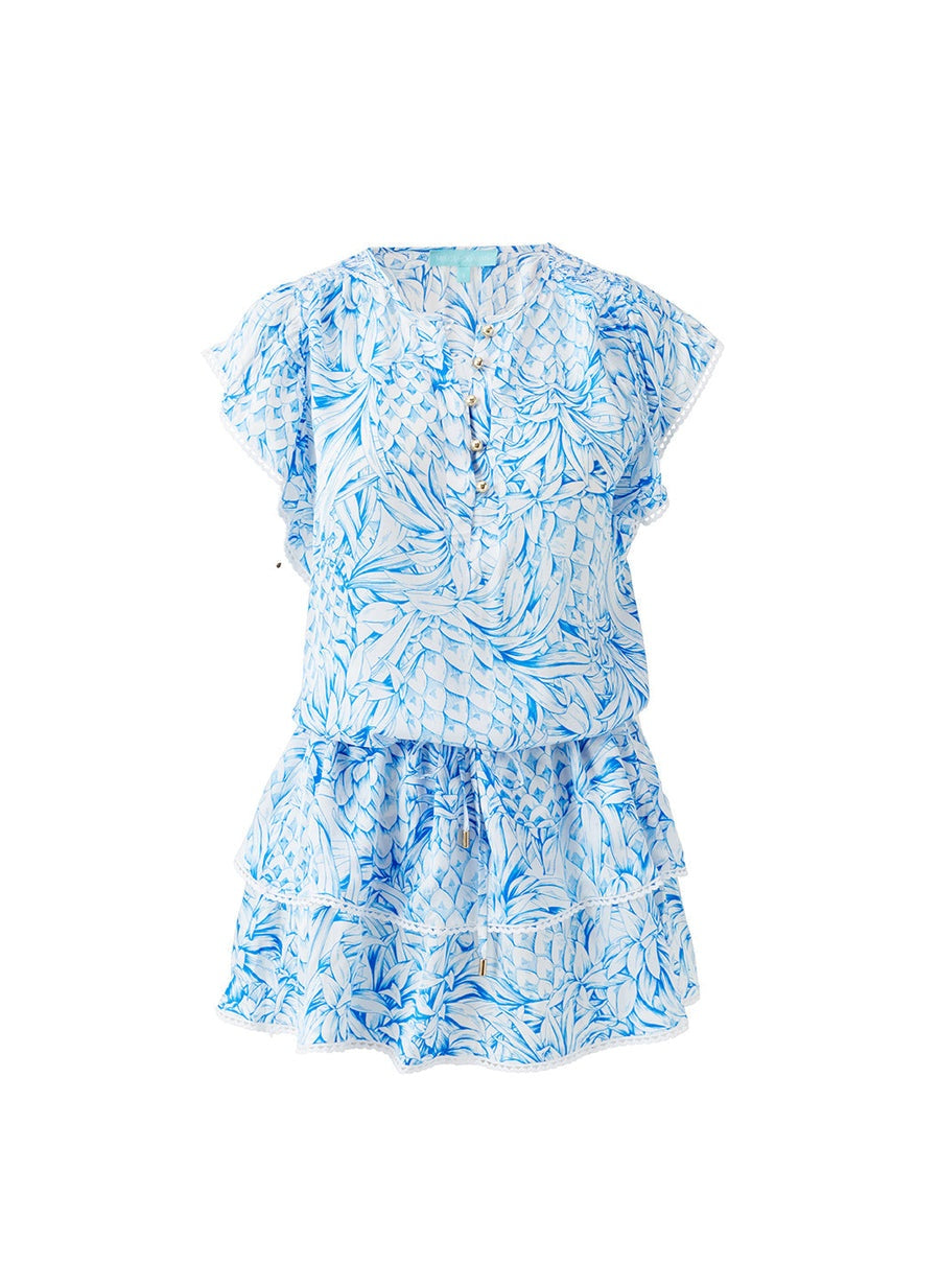 Lenni Pineapples Dress LENNI SS PNPLS MELISSA ODABASH 