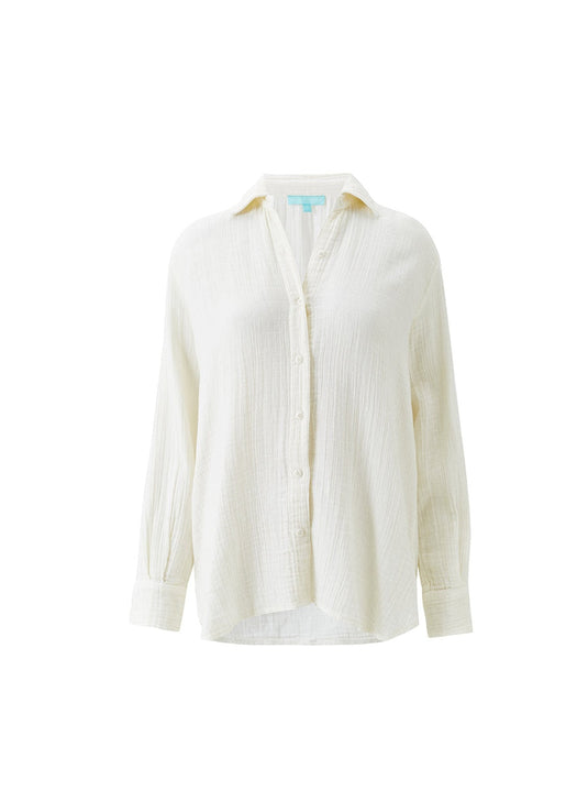 Leona Ivory Shirt LEONA CR IVY MELISSA ODABASH 