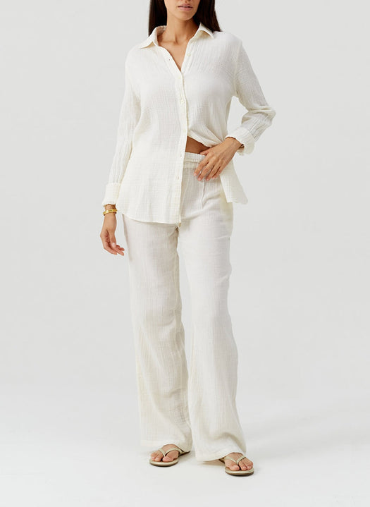 Leona Ivory Shirt LEONA CR IVY MELISSA ODABASH 