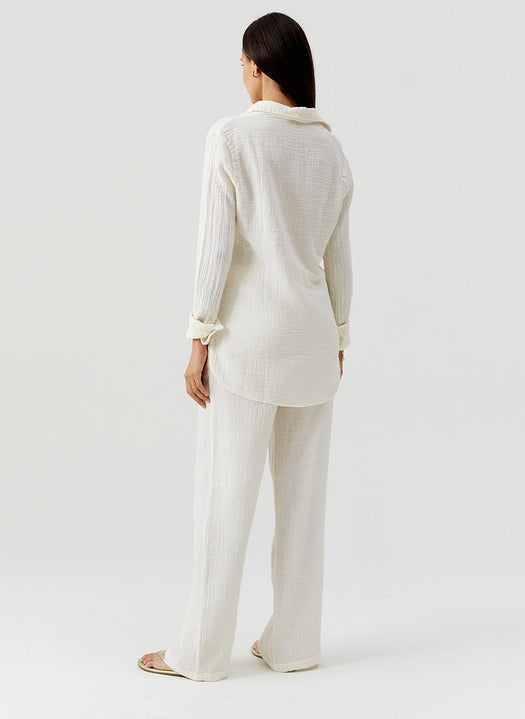 Leona Ivory Shirt LEONA CR IVY MELISSA ODABASH 