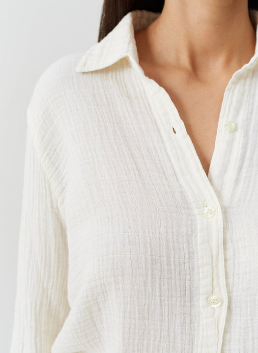 Leona Ivory Shirt LEONA CR IVY MELISSA ODABASH 