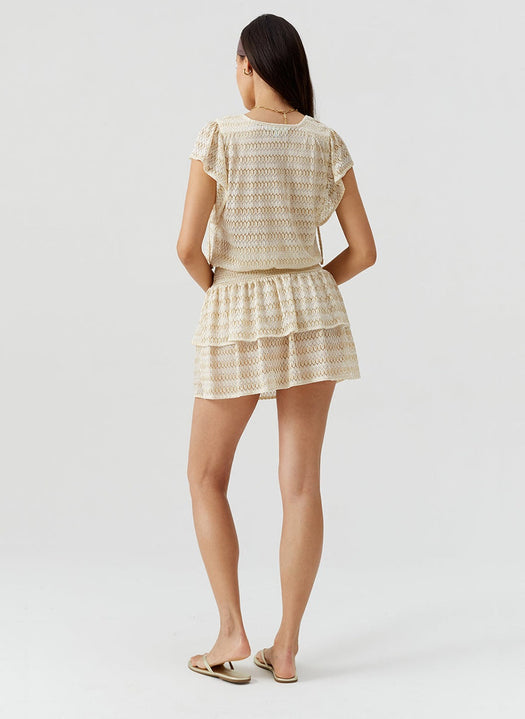Remi Gold Dress REMI CR GOL MELISSA ODABASH 