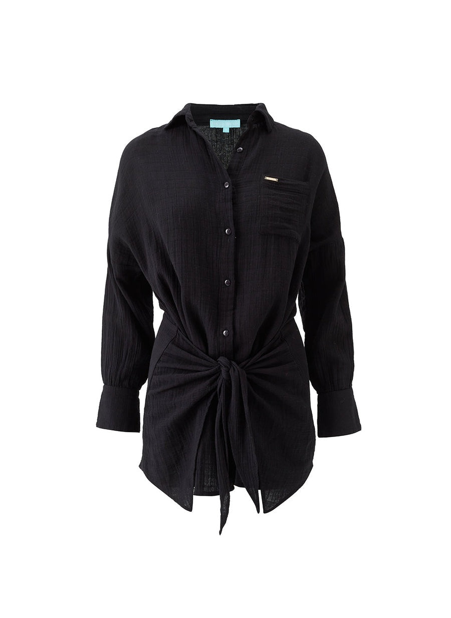 Sara Black Dress SARA CR BLK MELISSA ODABASH 