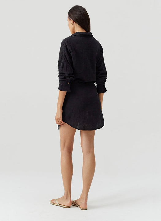 Sara Black Dress SARA CR BLK MELISSA ODABASH 