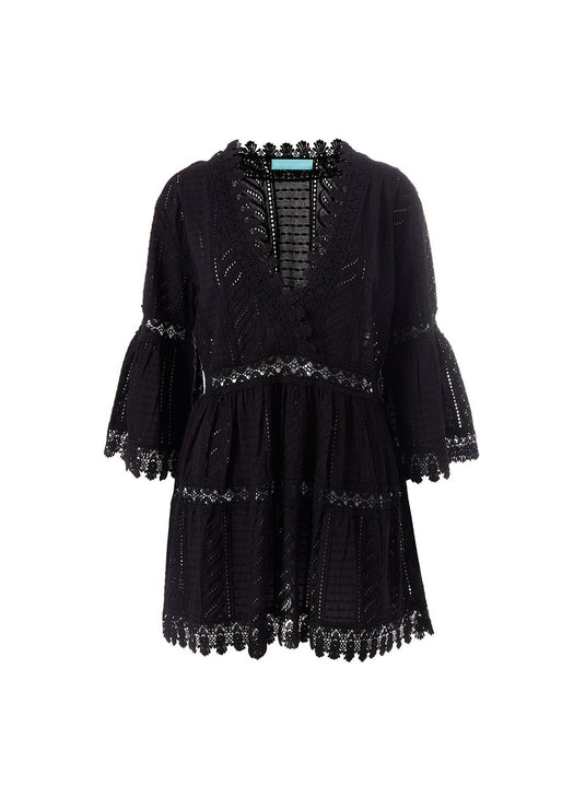 Victoria Black Kaftan VICTORIA CORE BLK MELISSA ODABASH 