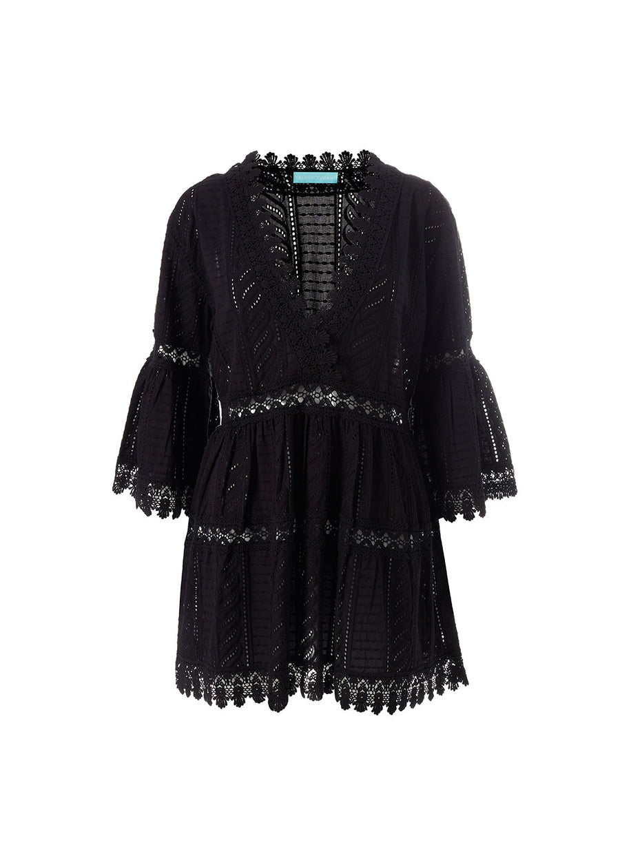 Victoria Black Kaftan VICTORIA CORE BLK MELISSA ODABASH 