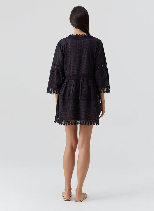 Victoria Black Kaftan VICTORIA CORE BLK MELISSA ODABASH 