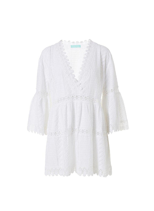 Victoria White Kaftan VICTORIA CORE CR WHT MELISSA ODABASH 
