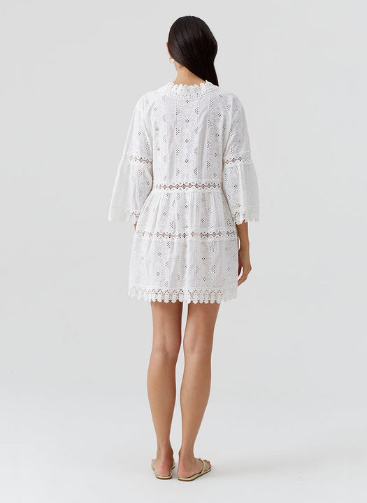 Victoria White Kaftan VICTORIA CORE CR WHT MELISSA ODABASH 