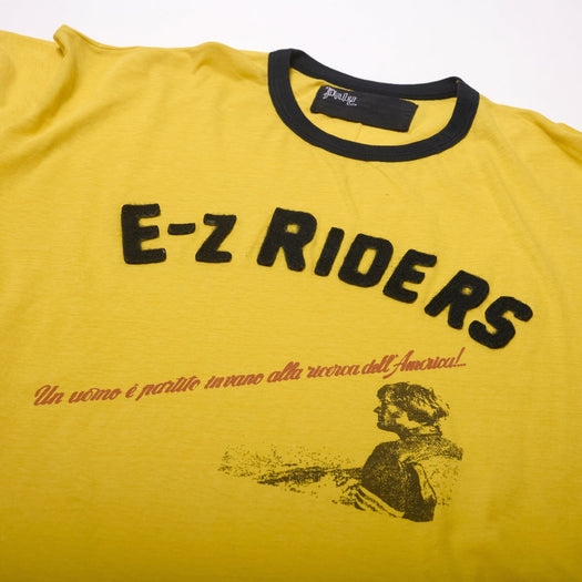 EZ RIDERS RINGER TEE 2U09Q1010YLW YELLOW PALY HOLLYWOOD 