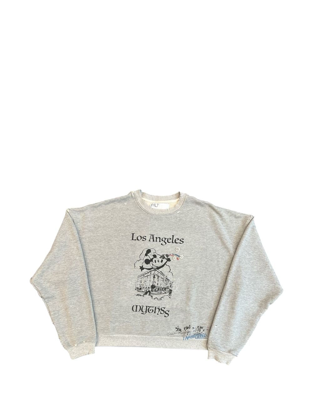 Mythss Crewneck 4U010Q1010GRY GRAY PALY HOLLYWOOD 