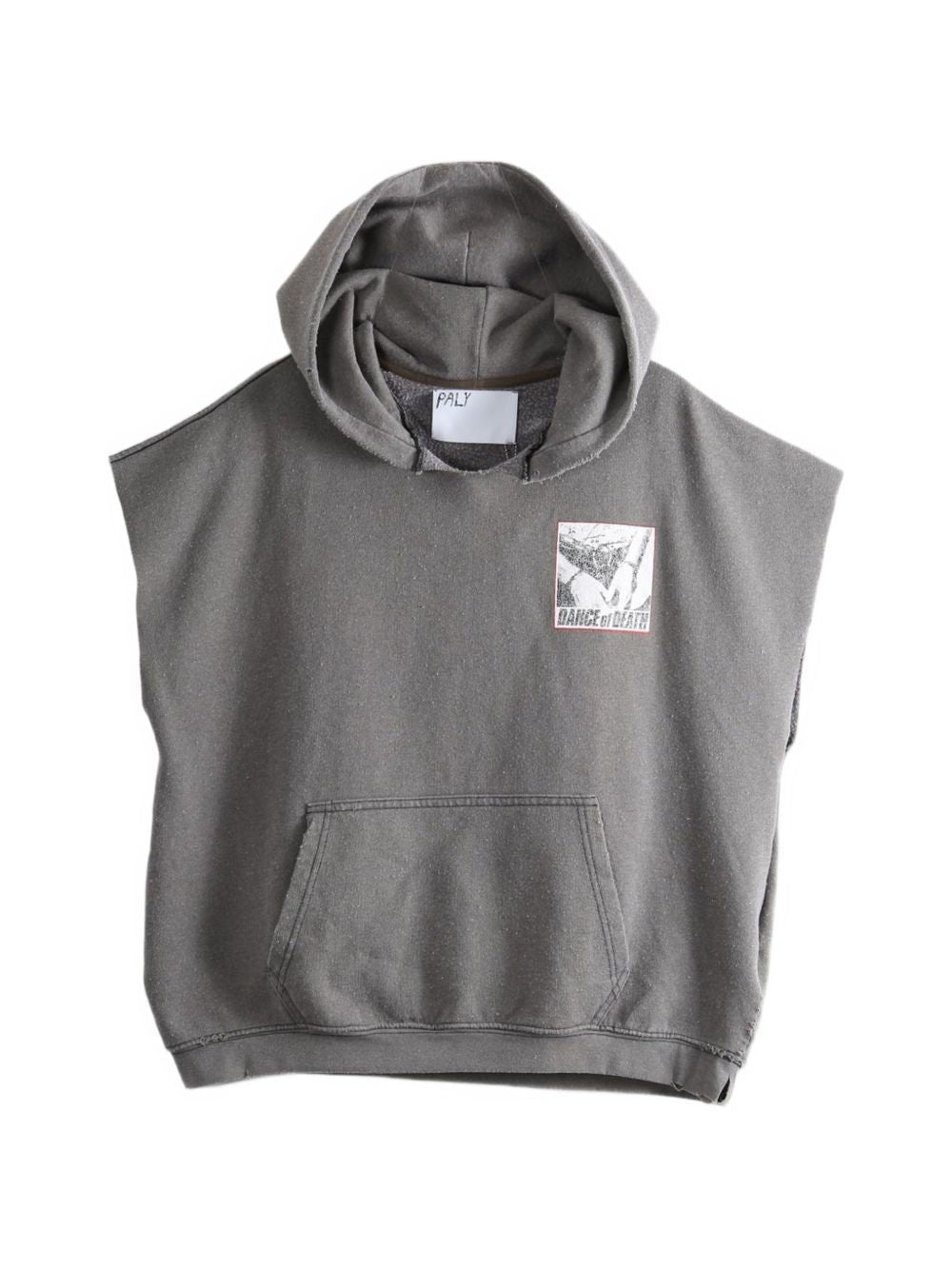 Dr. Blue cut off hoodie 4U013Q1010BRN BROWN PALY HOLLYWOOD 