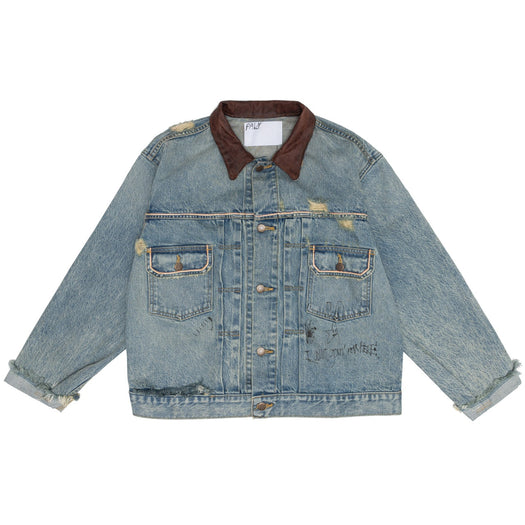BUFFALO 66 DENIM JACKET 7U003Q1010LDM DENIM PALY HOLLYWOOD 