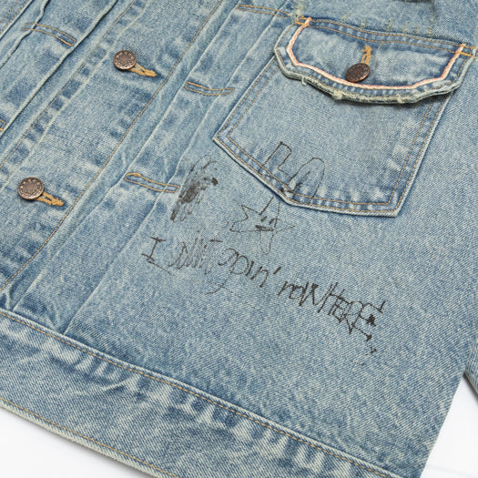 BUFFALO 66 DENIM JACKET 7U003Q1010LDM DENIM PALY HOLLYWOOD 