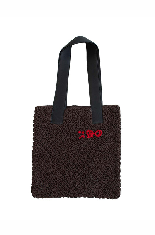 HOLLYWOOD IS HELL TOTE BAG CYPRUS TOTE BROWN PALY HOLLYWOOD 