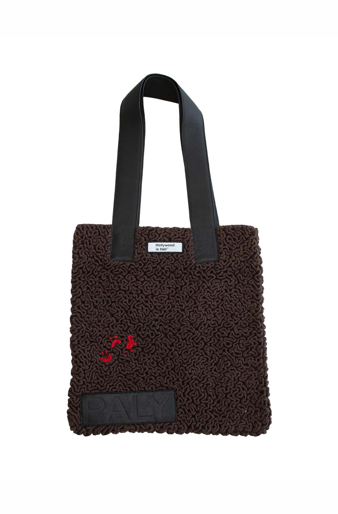 HOLLYWOOD IS HELL TOTE BAG CYPRUS TOTE BROWN PALY HOLLYWOOD 