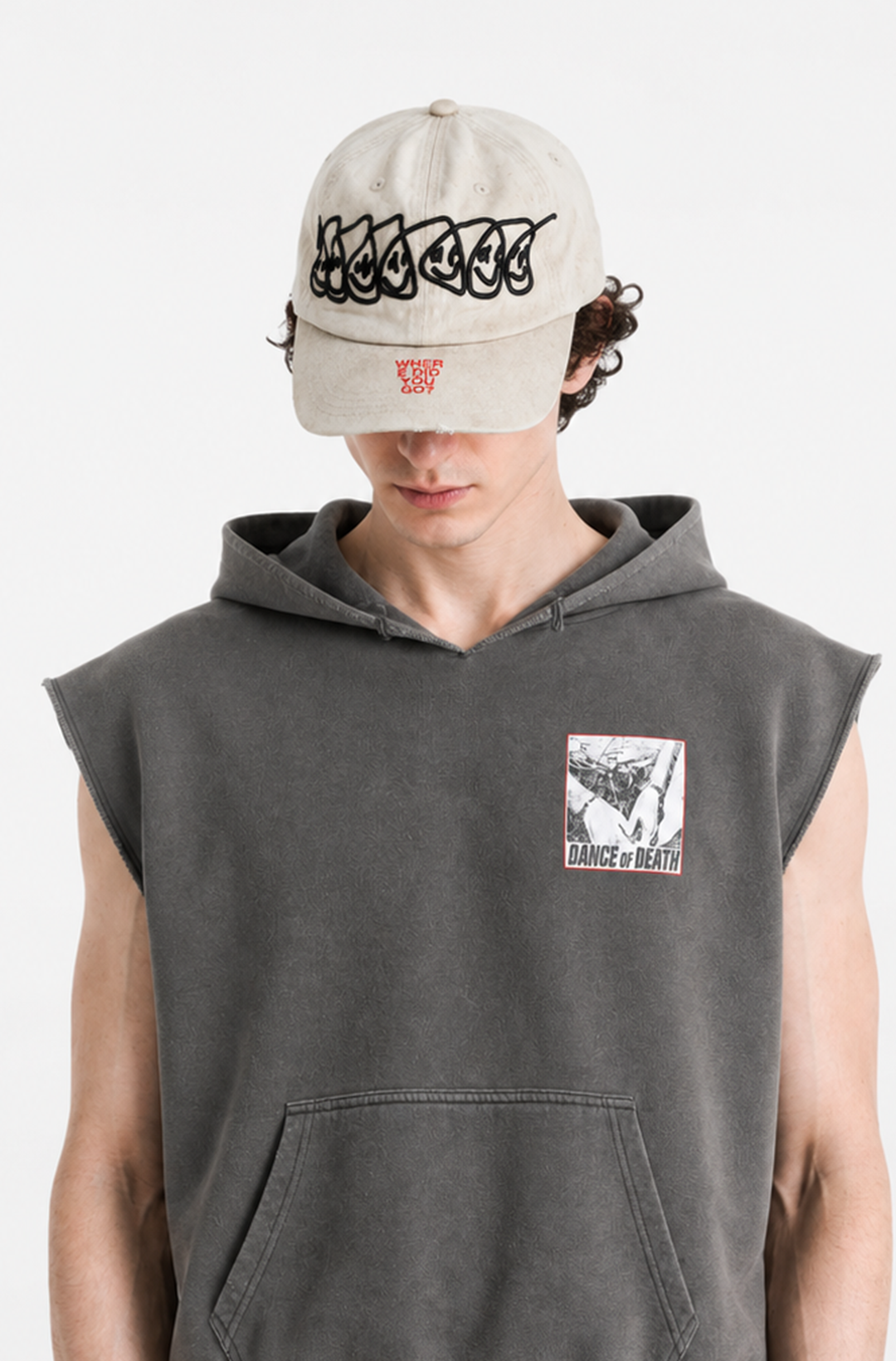 WDYG HAT CYPRUS WDYG HATS WHITE PALY HOLLYWOOD 