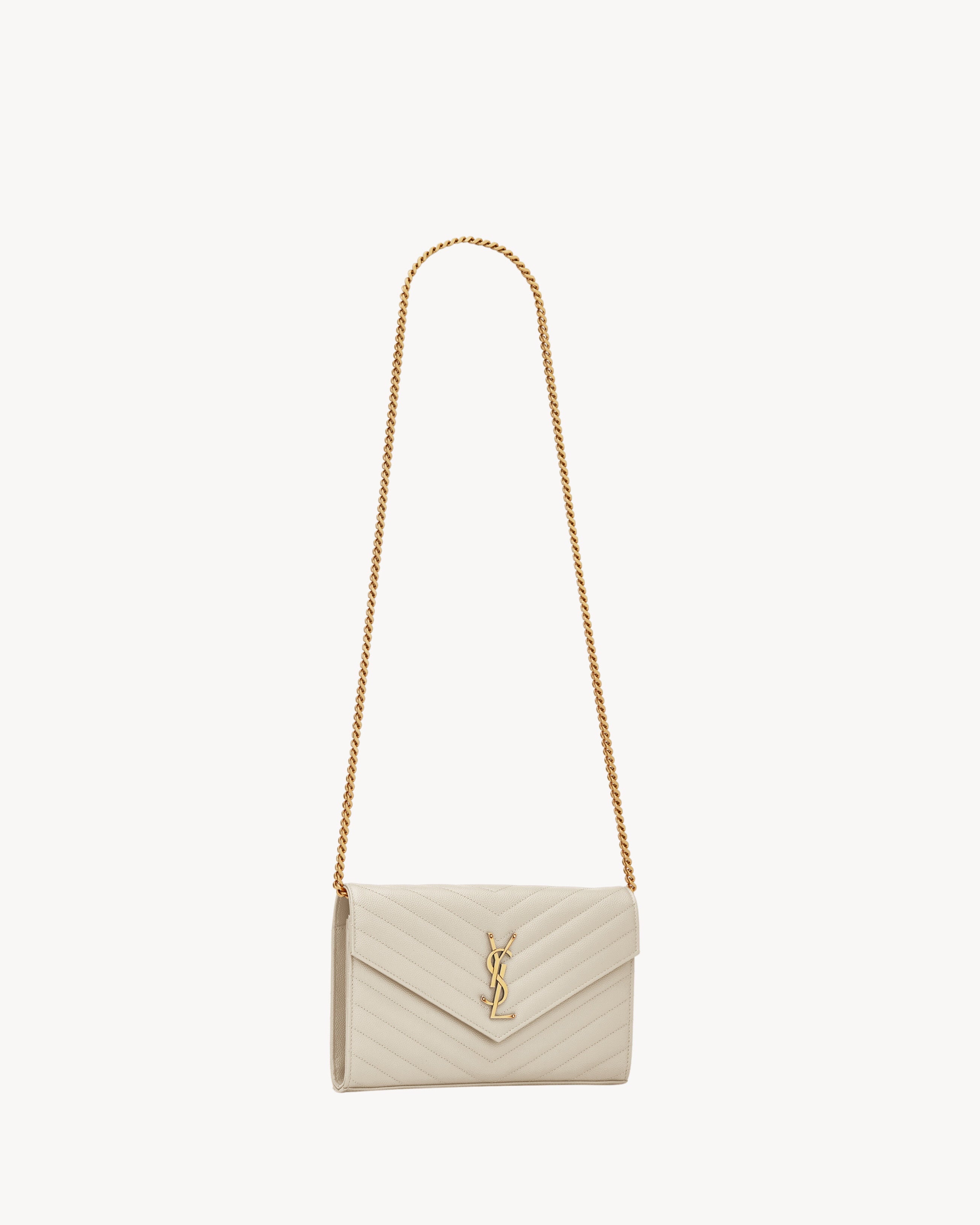 Classic cassandre chain wallet 377828 BOW019207 SAINT LAURENT 