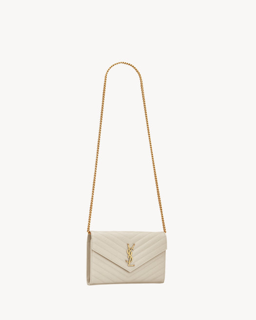 Classic cassandre chain wallet 377828 BOW019207 SAINT LAURENT 