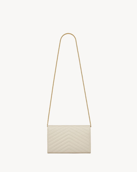Classic cassandre chain wallet 377828 BOW019207 SAINT LAURENT 