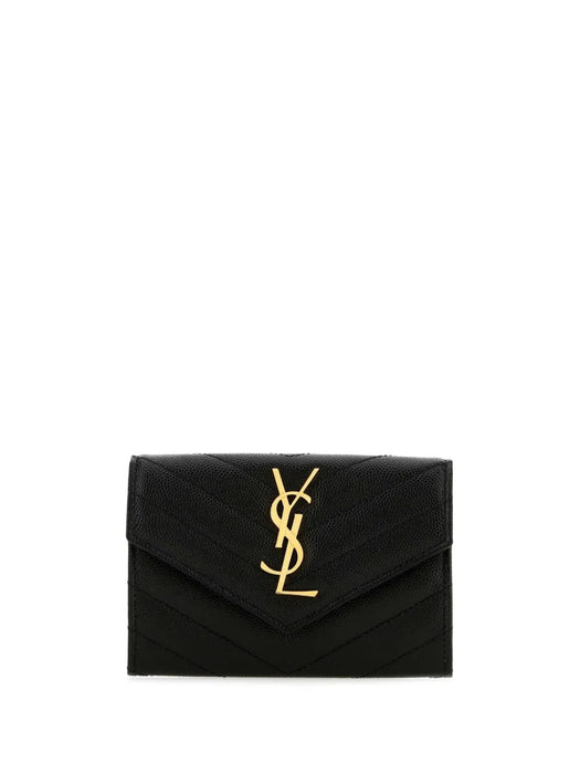 Cassandre Matelassé Small Envelope Wallet 414404 BOW011000 SAINT LAURENT 
