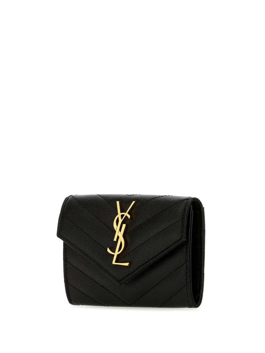 Cassandre Matelassé Small Envelope Wallet 414404 BOW011000 SAINT LAURENT 