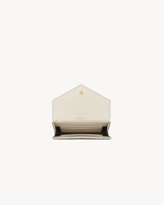 Cassandre matelasse small envelope wallet 414404 BOW019207 SAINT LAURENT 