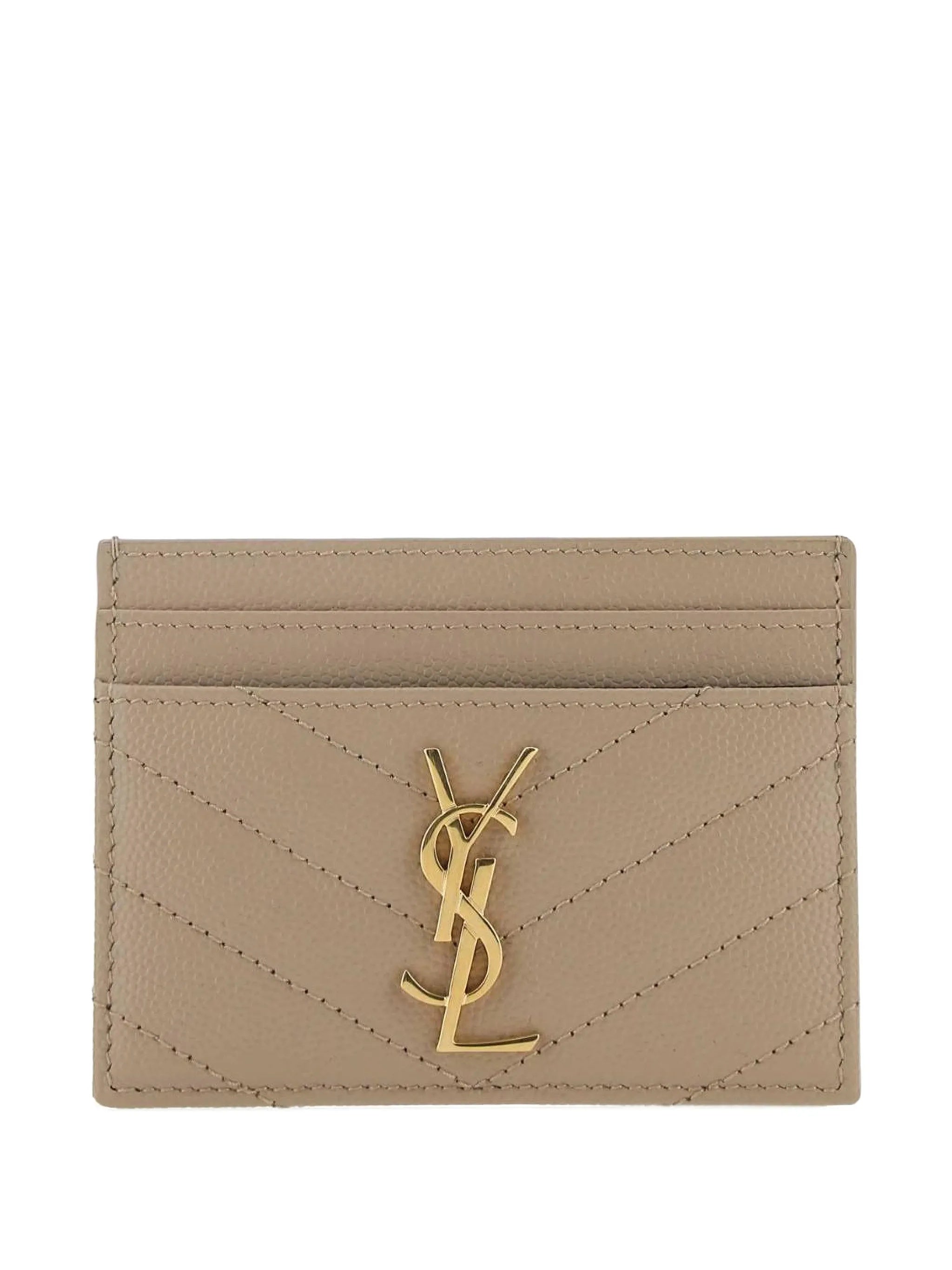 Cassandre Matelassé leather cardholder 423291 BOW012721 SAINT LAURENT 