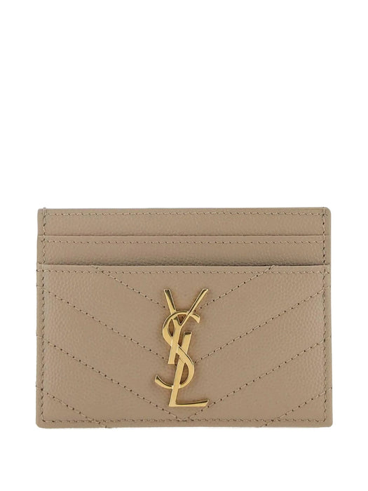 Cassandre Matelassé leather cardholder 423291 BOW012721 SAINT LAURENT 