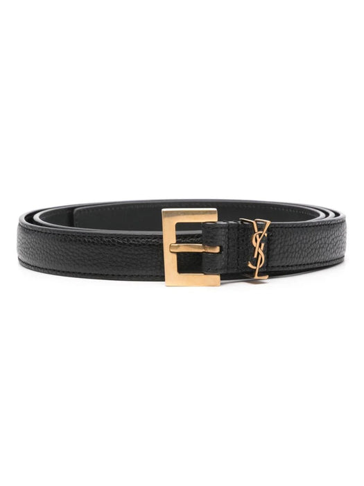 Cassandre thin belt with square buckle 612616 DTI0W1000 SAINT LAURENT 