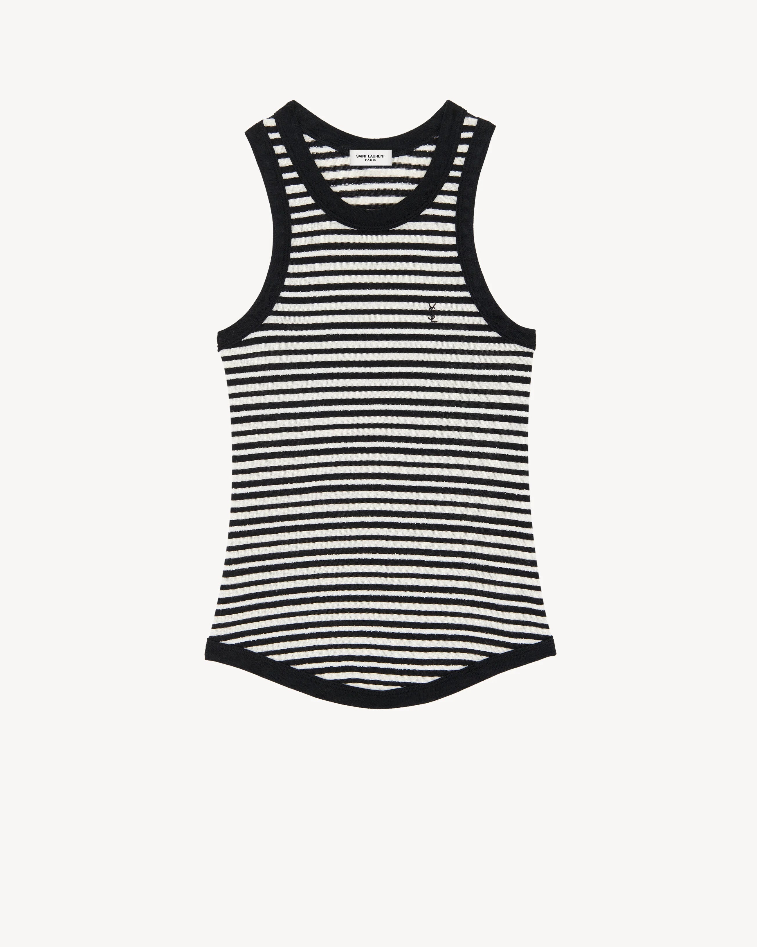 Cassandre tank top in jersey 743660 Y37KT1095 SAINT LAURENT 