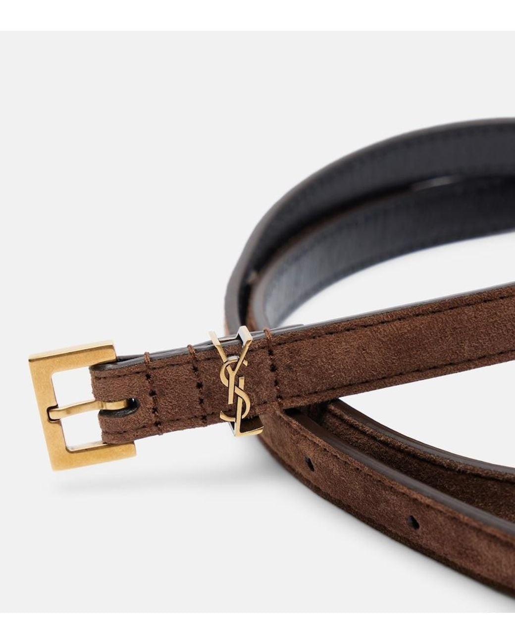 Cassandre suede belt 788426 1U80W2358 SAINT LAURENT 