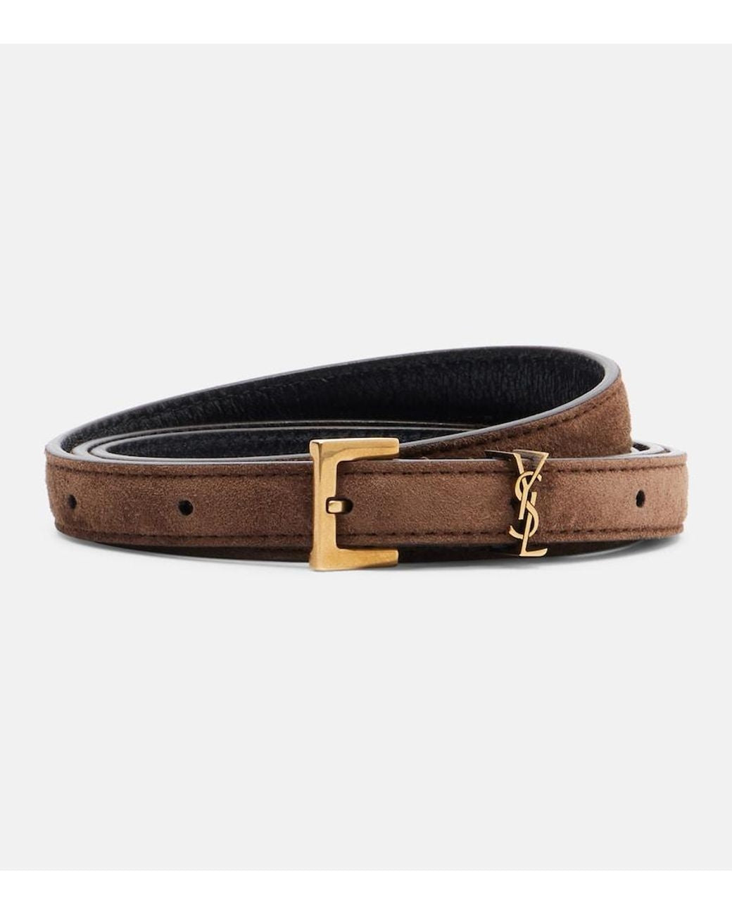 Cassandre suede belt 788426 1U80W2358 SAINT LAURENT 