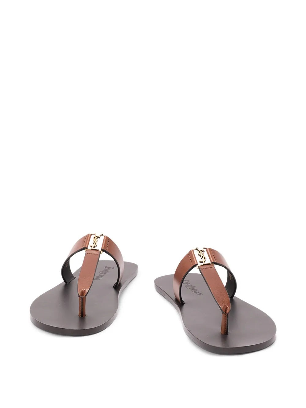 Babylone logo leather sandals 825294 DWETT6036 SAINT LAURENT 