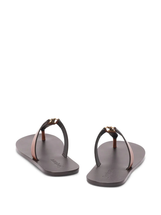 Babylone logo leather sandals 825294 DWETT6036 SAINT LAURENT 