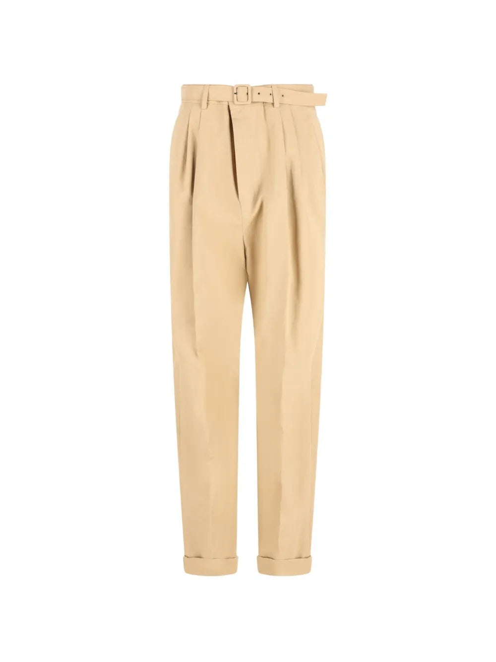 Belted pleated trousers 854428 Y1N292601 SAINT LAURENT 