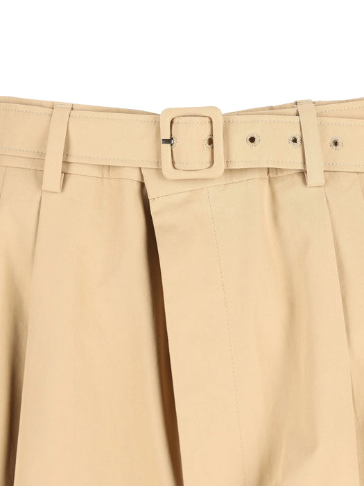 Belted pleated trousers 854428 Y1N292601 SAINT LAURENT 