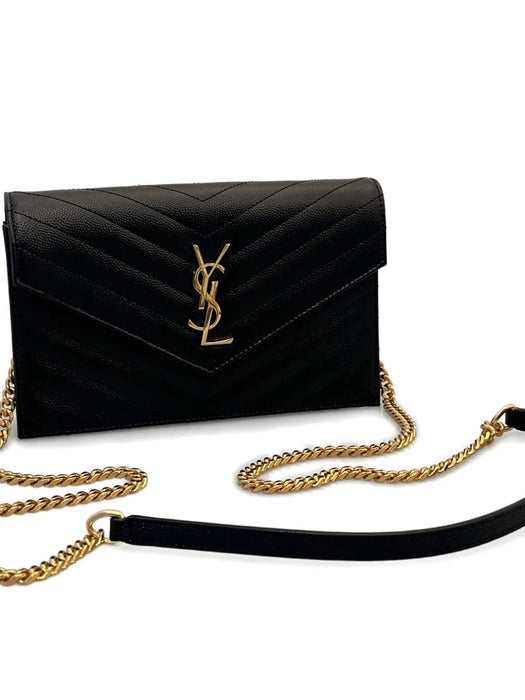 Chevron chain shoulder bag 857605 BOW011000 SAINT LAURENT 