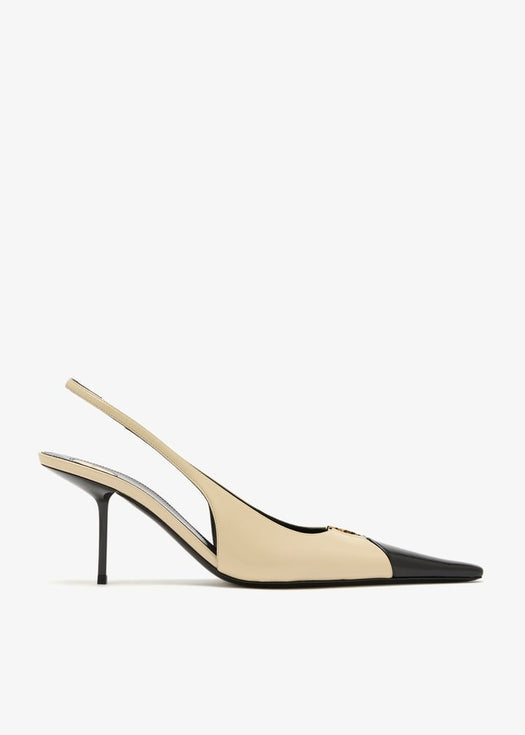 Babylone Breteuil slingback pumps 858966 AAESX9204 SAINT LAURENT 