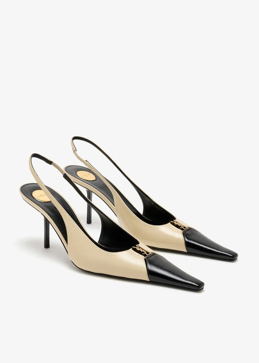 Babylone Breteuil slingback pumps 858966 AAESX9204 SAINT LAURENT 