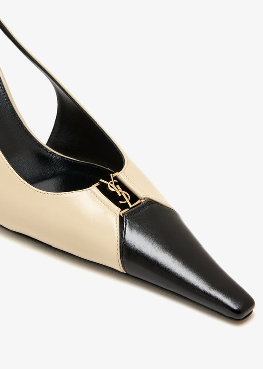Babylone Breteuil slingback pumps 858966 AAESX9204 SAINT LAURENT 