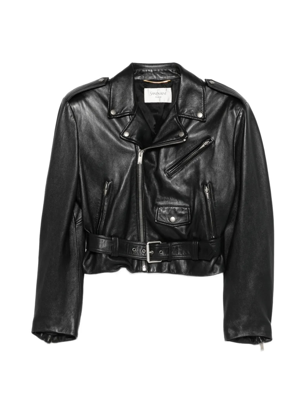 Belted biker jacket 865220 YCQT21000 SAINT LAURENT 